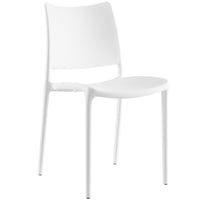 Modway Hipster Dining Side Chair - White-Modern dining side chair