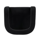 Manhattan Comfort Amirah 28.94" Modern Velvet Upholstered Accent Chair - Black - 2 Pack-25.79" L x 23" W x 27.17" H
