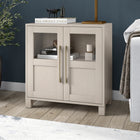 Hudson&Canal Holbrook 28"W Accent Cabinet - Alder White-Product Dimensions: 14" L x 28" W x 32" H
