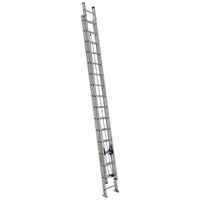 Featherlite 3200D Series 32' Industrial Heavy-Duty Aluminum Extension/Straight Ladder-Max. Open Height: 32', 29'