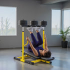 Soozier Adjustable Leg Extension and Curl Machine - 660 lb Capacity-Adjustable backrest and head pad support spine and enable sit-ups and other workouts 