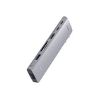 Kopplen - Concentrateur multifonction USB-C 7-ports 7-en-1 avec lecteur de carte SD et MicroSD-Les deux ports USB-C fournissent jusqu’à 100W de puissance de charge et un transfert de données haute vitesse, idéal pour les appareils gourmands en énergie