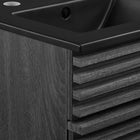 Modway Render 18" Bathroom Vanity - Charcoal/Black-9