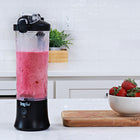 Total Chef Cordless Portable Blender - 20 oz - Black-20 oz (600 mL) capacity shatterproof jar