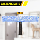 Gritt Commercial - Lave-vitres pivotant robuste de 18 po - Usage commercial - Lot de 2-Idéal pour un nettoyage intensif des vitres