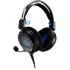 Audio-Technica ATH-GDL3BK Open-Back Wired Gaming Headset - Black -Large-diameter 45 mm drivers deliver high-resolution audio with exquisite detail