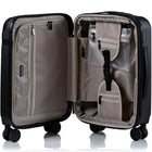 CHAMPS Vintage Black Collection Carry-on - Black-Top and side grip handles