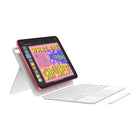 Apple - iPad 11 po, Puce A16, Wi-Fi, 128 Go, Argent-Caméras de Pointe: iPad est doté d’une caméra avant 12MP Center Stage, idéale pour les visioconférences et les selfies. La caméra arrière grand-angle 12 Mpx avec flash True Tone est parfaite pour la numérisation de documents, la photo et la vidéo 4K