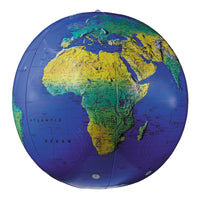 Replogle Inflatable Blue Ocean 16" Topographical Globe - English-Each planet is made of easytoclean and durable vinyl
