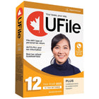 Ufile 12 Tax Year 2025 - 12 Returns - Bilingual-Supports Canadian personal income tax returns (T1) for multiple users (up to 12 returns)