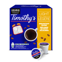 Timothy’s Breakfast Blend - Light Roast - K-Cup Coffee Pods - 30 Pack-Each K-Cup is its own self-contained brewer with the correct amount of coffee and a high quality paper filter