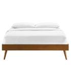 Modway Margo Wood King Platform Bed Frame - Walnut-Weight Capacity: 600 lb
