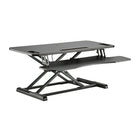 TygerClaw Sit and Stand Desktop Workstation (TYDS14018)-Workstation provides you an easy, quick and affordable way to switch positions from sit to stand