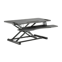 TygerClaw Sit and Stand Desktop Workstation (TYDS14018)-Workstation provides you an easy, quick and affordable way to switch positions from sit to stand