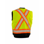 Forcefield - Ré-congénitale 4-en-1 HI VIS Sécurité Parka - TG- Lime jaune-Conformité totale avec le dernier standard ANSI: ANSI 107-2015, orange et citron vert de type R Classe 3