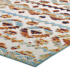 Modway - Reflect Treillis marocain en diamant abstrait Takara Tapis intérieur et extérieur de 5 pi l x 8 pi L - Multicolore-8