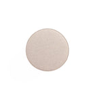 Manhattan Comfort - Bailey pouf capitonné 46 cm style milieu du siècle en mélange de polyester - flocon d’avoine avec pieds dorés-Coussin passepoilé de haute qualité avec rembourrage en mousse moelleuse pour plus de confort et de style