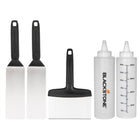 Blackstone - Kit d'outils pour barbecue en acier inoxydable 5 pièces-2 - spatules longues