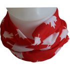 Cool Canuck Chill Tube Cooling Neck Gaiter - Red with Canada Print - 2 Pack-Machine wash with no fabric softener