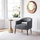 Zuo Berkeley Accent Chair - Vintage Grey-Chair Weight Capacity: Supports up to 330 lb