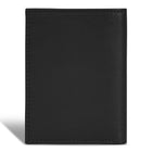 Champs Onyx Leather Vertical Slim Wallet - Black-RFID Lining