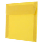 JAM Paper - Enveloppes d'invitation carrées en vélin translucide - 8,5 po x 8,5 po - Or - 25/paquet (PACV597)-Taille: 8 1/2 x 8 1/2 pouces