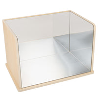 TickiT - Miroir d'exploration en bois-Jeu De Réflexion - Ce grand miroir en bois comporte 4 panneaux avec des côtés parallèles. Offrez aux enfants un espace ouvert pour explorer de nouvelles perspectives visuelles