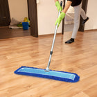 Gritt Commercial All-In-One 48” Microfiber Dust Mop Set with 72" Telescopic Handle - 4 Pack-Handle Material: Aluminum 