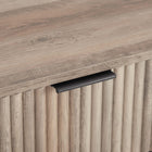 Manhattan Comfort DUMBO 20.07" Modern 2-Drawer Nightstand 2-Piece Set - Rustic Grey-Leg Height: 5.9 in