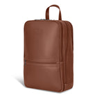 Champs - Onyx Sac à Dos Classique en Cuir - Marron-Poche frontale zippée
