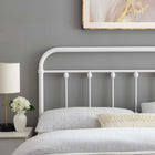 Modway Sage Metal Queen Headboard - White-Modern Farmhouse Style