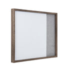 Quartet Magnetic Dry Erase and Fabric Bulletin Combination Board - 20" x 16" - Wood Frame-ENHANCED ORGANIZATION: The tackable fabric surface allows you to easily pin photos, notes, and documents, helping you keep your space organized and clutter-free. 