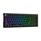 Keychron - K4 HE Interrupteur interchangeable RGB rétroéclairé châssis en aluminium - Interrupteur Nebula - Noir-Connectivité trois modes (2,4 GHz, Bluetooth et filaire) pour une utilisation polyvalente sur différents appareils
