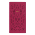 Letts of London 2027 Woodland Week-to-View Slim Size Planner - 5-7/8" x 3-1/8" - Assorted - Multilingual-Soft-touch cover