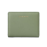 Champs Iconic Hybrid Wallet - Green-RFID Blocking Card Holder