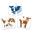 University Games - The Learning Journey My First: Heads & Tails - Casse-Tête Amusant Pour Les Tout-Petis En Maternelle - Casse-Tête d'Associations Des Animaux Pour Tout-Petits - Casse-Tête De Préapprentissage Des Animaux-Améliore la concentration