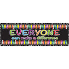 Ashley Productions The Original Fun Mat Mat Runner - 15.5" x 47" - Everyone Can make a Difference-Measurements and Design: The Everyone Can make a Difference Mat Runner measures 15.5" x 47".