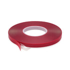 Futech Acrylic Foam Double-sided Tape - 0.5mm Thickness - 10mm W x 33m L - Clear-Strong, reliable double-sided adhesion for mounting, securing, and joining materials without visible fasteners.