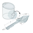 Azar - Contenant en PET - 9.8 po H x 8.3 po P - Transparent-4