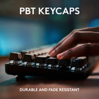 Logitech G413 TKL SE Mechanical Gaming Keyboard-Tactile mechanical switches: Uncompromising performance is always within reach with this wired gaming keyboard