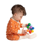 Manhattan Toy - Perles classiques en bois pour bébé, colorées-Favorise la stimulation sensorielle et le jeu