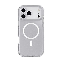 TUFF8 Glitz Clear Mag Case for iPhone 17 Pro Max - Clear-Shockproof Layer: The air tight shockproof layer adds extra protection from accidental drops Tested to MIL-STD to 8FT