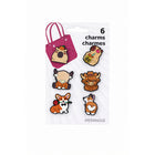 Merangue Small Charms - Cute Animal - 6 Pack-Cute and playful Animal-themed designs