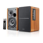 Edifier R1280DBs Modern Sound Classic Design Powered Bluetooth Bookshelf Speakers with Subwoofer Output - Brown-Studio Sound Quality with naturally fine tuned sound reproduction from 4" bass and 13mm silk dome tweeter