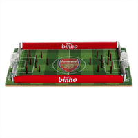 Binho Classic: Arsenal Edition Board Game-Officially Licensed Arsenal FC Game: Features the iconic Arsenal crest at center field for an authentic fan experience.