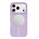 Blu Element Silicone Compatible with MagSafe Case for iPhone 17 Pro Max - Lavender-Raised Edges to protect the camera and screen