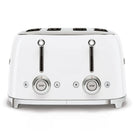SMEG 4x4 4-Slice Toaster - White-Get the best comfort with the automatic slices popup