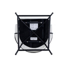 Manhattan Comfort - Gracie tabouret de bar moderne de 22" en similicuir rembourré - blanc et noir - lot de 3-Garantie limitée du fabricant de 30 jours