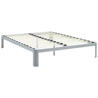 Modway Corinne Queen Bed Frame - Grey-Modern Platform Bed Frame