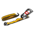 CAT 4-Piece Ratchet Tie Down Set - 1.25" x 12'-Lock down your precious cargo and travel with peace of mind - Cat tie-down straps are Built for It